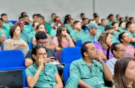 UEMA, PROINFRA e SEMA realizam palestra sobre gravimetria de resíduos sólidos para agentes de limpeza do campus Paulo VI