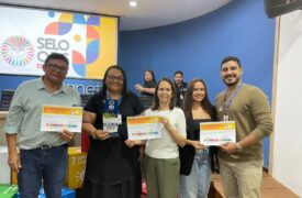 PROINFRA é destaque na Cerimônia de Reconhecimento do Selo ODS Educação 2024 com três projetos desenvolvidos por suas coordenações e divisões.